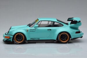 Porsche 911 964 RWB Tiffany Sinine GT Spirit 1:18 GT875 Vaik - pilt 3/6