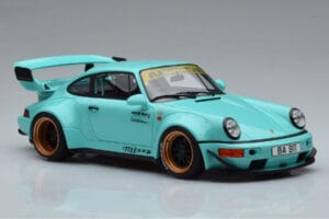 Porsche 911 964 RWB Tiffany Sinine GT Spirit 1:18 GT875 Vaik - pilt 4/6