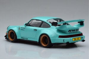 Porsche 911 964 RWB Tiffany Sinine GT Spirit 1:18 GT875 Vaik - pilt 5/6