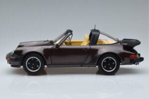 Porsche 911 964 Turbo Targa Pruun Norev 1:18 187665 Metall - pilt 5/8