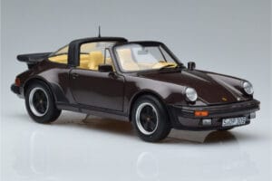 Porsche 911 964 Turbo Targa Pruun Norev 1:18 187665 Metall - pilt 6/8