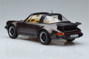 Porsche 911 964 Turbo Targa Pruun Norev 1:18 187665 Metall - pilt 7/8