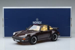 Porsche 911 964 Turbo Targa Pruun Norev 1:18 187665 Metall - pilt 8/8
