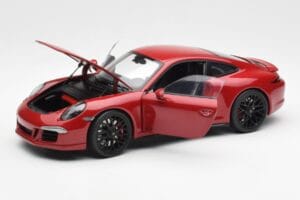Porsche 911 991 Carrera GTS Carmine Punane Schuco 1:18 450039000 Metall - pilt 2/8