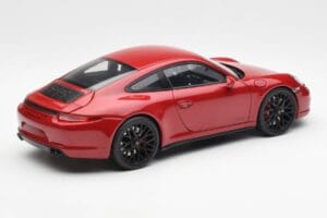 Porsche 911 991 Carrera GTS Carmine Punane Schuco 1:18 450039000 Metall - pilt 3/8