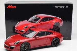 Porsche 911 991 Carrera GTS Carmine Punane Schuco 1:18 450039000 Metall - pilt 8/8