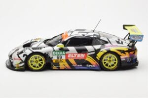 Porsche 911 991.2 GT3 R #69 Team Iron Force Racing Ring Police L. Luhr / M. Holzer ADAC GT Masters 2019 Minichamps 1:18 15319 - pilt 3/6