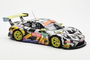 Porsche 911 991.2 GT3 R #69 Team Iron Force Racing Ring Police L. Luhr / M. Holzer ADAC GT Masters 2019 Minichamps 1:18 15319 - pilt 4/6