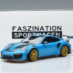 Porsche 911 991.2 GT3 RS Weissach Package Miami Sinine Kuldsed Veljed Minichamps 1:18 153068310 Metall - image 6 of 6