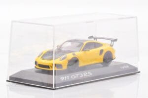 Porsche 911 991.2 GT3 RS Kollane Minichamps 1:43 WAX02020085 Metall - pilt 2/4