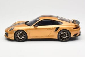 Porsche 911 991.2 Turbo S Exclusive Kuld GT Spirit 1:18 GT444 Vaik - pilt 3/6