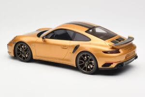 Porsche 911 991.2 Turbo S Exclusive Kuld GT Spirit 1:18 GT444 Vaik - pilt 5/6