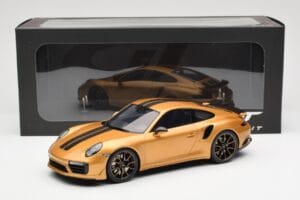 Porsche 911 991.2 Turbo S Exclusive Kuld GT Spirit 1:18 GT444 Vaik - pilt 6/6