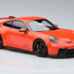 Porsche 911 992 GT3 Oranž Norev 1:18 187300 Metall - image 5 of 7