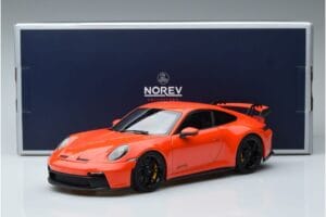 Porsche 911 992 GT3 Oranž Norev 1:18 187300 Metall - pilt 7/7
