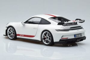 Porsche 911 992 GT3 Valge Norev 1:18 187306 Metall - pilt 6/7