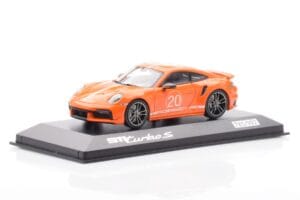 Porsche 911 992 Turbo S Gulf Oranž Minichamps 1:43 WAP0209060N002 Metall - pilt 2/4