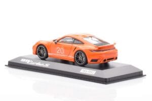 Porsche 911 992 Turbo S Gulf Oranž Minichamps 1:43 WAP0209060N002 Metall - pilt 3/4