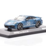 Porsche 911 992 Turbo S Oslo Sinine Minichamps 1:43 - image 2 of 4