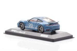 Porsche 911 992 Turbo S Oslo Sinine Minichamps 1:43 WAP0209050N001 Metall - pilt 3/4