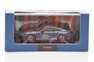 Porsche 911 992 Turbo S Oslo Sinine Minichamps 1:43 WAP0209050N001 Metall - pilt 4/4