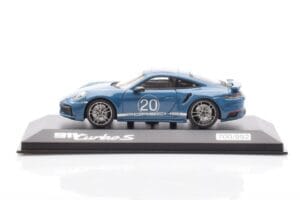 Porsche 911 992 Turbo S Oslo Sinine Minichamps 1:43