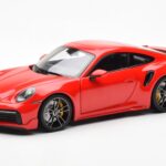 Porsche 911 992 Turbo S Sport Design Punane Minichamps 1:18