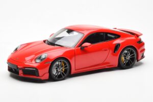 Porsche 911 992 Turbo S Sport Design Punane Minichamps 1:18
