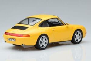 Porsche 911 993 Carrera Kollane Norev 1:18 187596 Metall - pilt 2/6