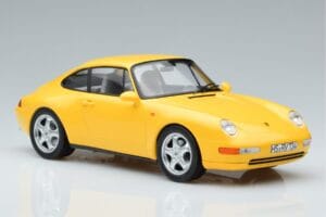 Porsche 911 993 Carrera Kollane Norev 1:18 187596 Metall - pilt 4/6
