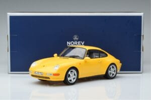 Porsche 911 993 Carrera Kollane Norev 1:18 187596 Metall - pilt 6/6