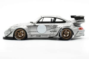 Porsche 911 993 RWB Hõbedane Phantom Asia Edition GT Spirit 1:18 CLDC017 Vaik - pilt 3/6