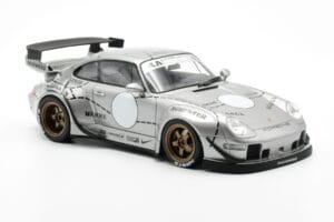 Porsche 911 993 RWB Hõbedane Phantom Asia Edition GT Spirit 1:18 CLDC017 Vaik - pilt 4/6
