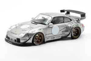 Porsche 911 993 RWB Hõbedane Phantom Asia Edition GT Spirit 1:18 CLDC017 Vaik