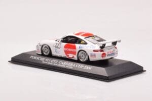 Porsche 911 996 GT3 Cup Team Araxa Buchbinder Racing #27 Landen Porsche Carrera Cup 2004 Minichamps 1:43 400046227 Metall - pilt 3/4