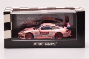 Porsche 911 996 GT3 RS Pink Sally #45 Petty / Jeanette Phoenix 250 2004 Minichamps 1:43 400046945 Metall - pilt 4/4