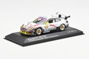 Porsche 911 996 GT3 RS Siemens #50 M. Ortelli / M. Lieb / R. Dumas 24 Hours of Spa 2003 Winners Minichamps 1:43 400036950 Met - pilt 2/4