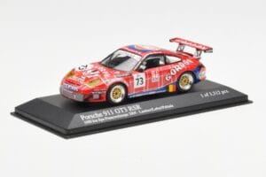Porsche 911 996 GT3 RSR Gulf #73 Lambert / Lefort / Palttala 1000km Spa 2005 Minichamps 1:43 400056473 Metall - pilt 2/4