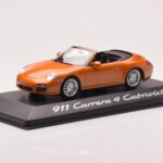 Porsche 911 997 Carrera 4 Kabriolett Oranž Metallik Minichamps 1:43 - image 2 of 4
