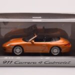 Porsche 911 997 Carrera 4 Kabriolett Oranž Metallik Minichamps 1:43 - image 4 of 4