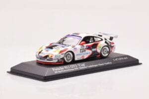 Porsche 911 997 GT3 Cup #124 Mattheus / Geoffroy / Vanbellingen / Fumal 24 Hours of Spa 2005 Minichamps 1:43 400056224 Metall - pilt 2/4