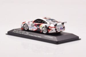 Porsche 911 997 GT3 Cup #124 Mattheus / Geoffroy / Vanbellingen / Fumal 24 Hours of Spa 2005 Minichamps 1:43 400056224 Metall - pilt 3/4