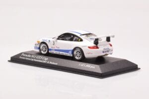 Porsche 911 997 GT3 Cup Porsche Carrera Cup #3 R. Westbrook 2007 Minichamps 1:43 400076483 Metall - pilt 3/4