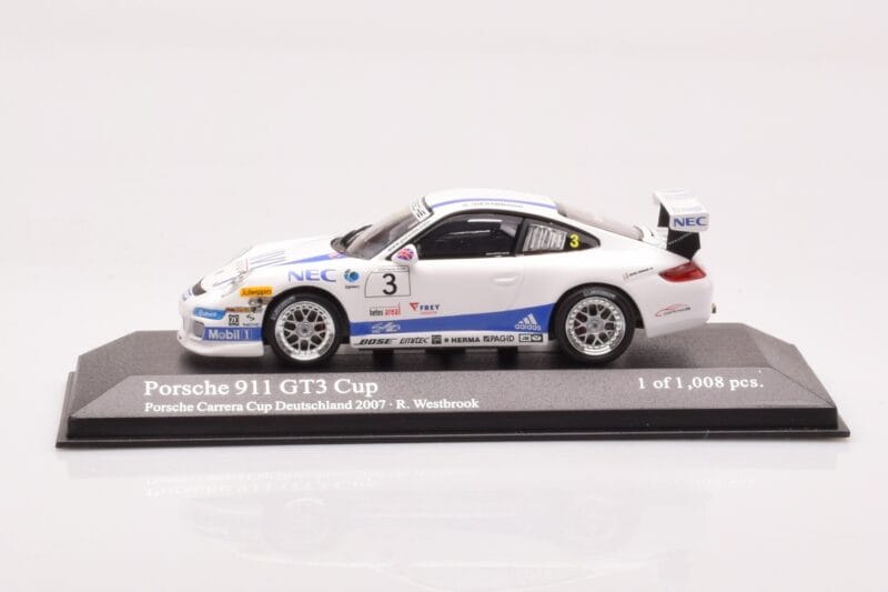Porsche 911 997 GT3 Cup Porsche Carrera Cup #3 R. Westbrook 2007 Minichamps 1:43