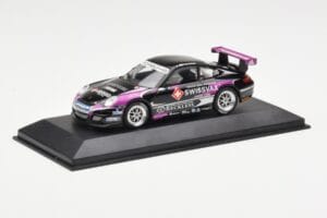 Porsche 911 997 GT3 Cup Swissvax #30 K. Sasaki Carrera Cup Asia Macau 2007 Minichamps 1:43 400076430 Metall - pilt 2/4