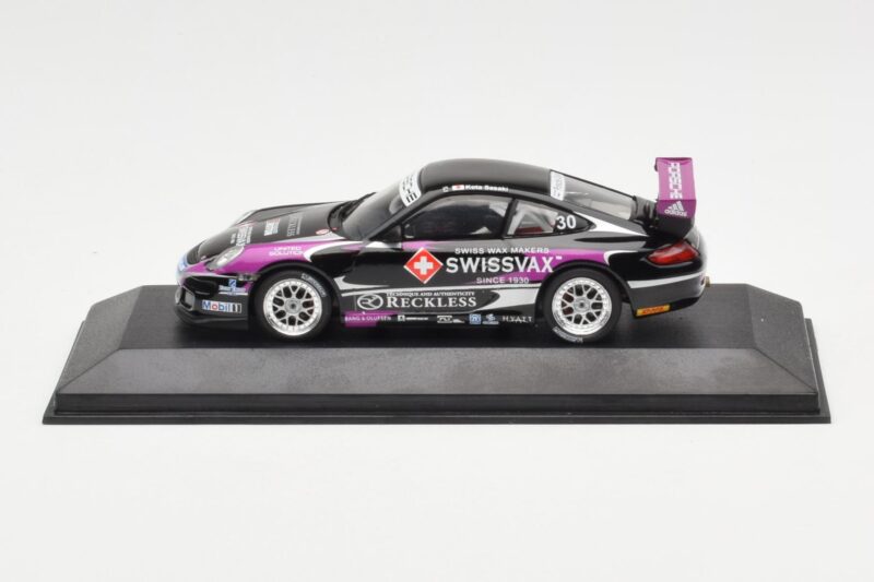 Porsche 911 997 GT3 Cup Swissvax #30 K. Sasaki Carrera Cup Asia Macau 2007 Minichamps 1:43
