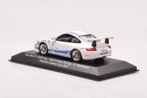 Porsche 911 997 GT3 Cup #3 Team Araxa Racing R. Westbrook Porsche Carrera Cup 2007 Minichamps 1:43 WAP02012318VKK Metall - pilt 3/4