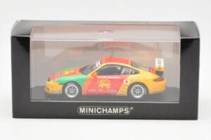 Porsche 911 997 GT3 Cup Visit Sri Lanka #6 D. Malagamuwa Carrera Cup Asia Macau 2007 Minichamps 1:43 400076406 Metall - pilt 4/4