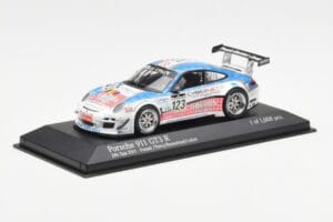 Porsche 911 997 GT3 R Cybernet #123 Fumal / Thiry / Rosenlad / Lefort 24 Hours of Spa 2011 Minichamps 1:43 400118923 Metall - pilt 2/4