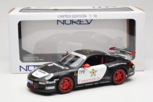 Porsche 911 997 GT3 RS #176 Team Ring Police VLN 2011 Norev 1:18 187570 Metall - pilt 8/8